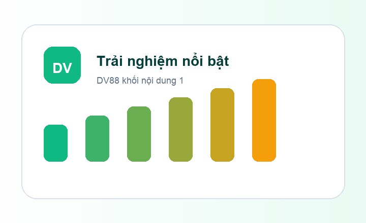DV88 trải nghiệm nổi bật